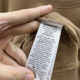 Close-up of Burberry designer clothing craftsmanship
