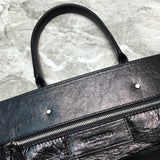 Bold Premium PU Leather Handbag - Chic Everyday Appeal | Women's Everyday Carry Handbag #976 - texture close-up (image 9) of designer-inspired handbag