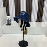 Close-up detail view of Burberry unisex cap