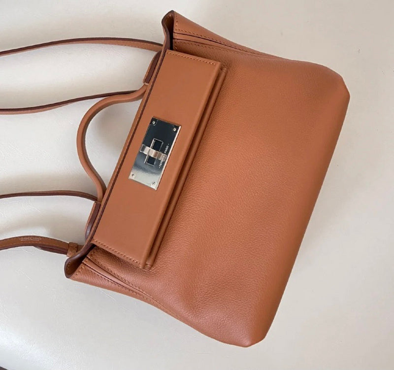 Timeless bag shown from front angle