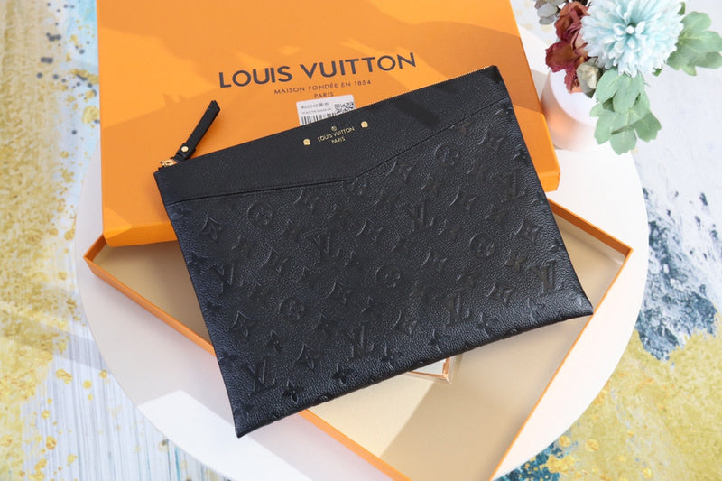 Back view of signature sleek women's handbag – women's statement bag