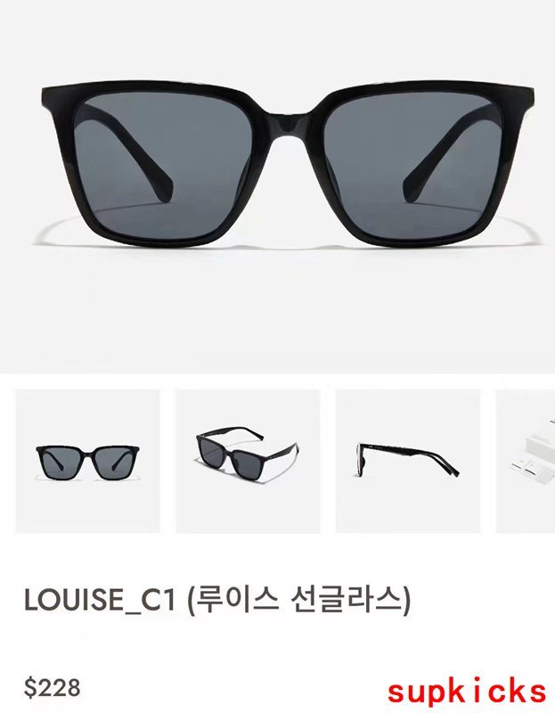 Front view of Louis Vuitton unisex sunglasses
