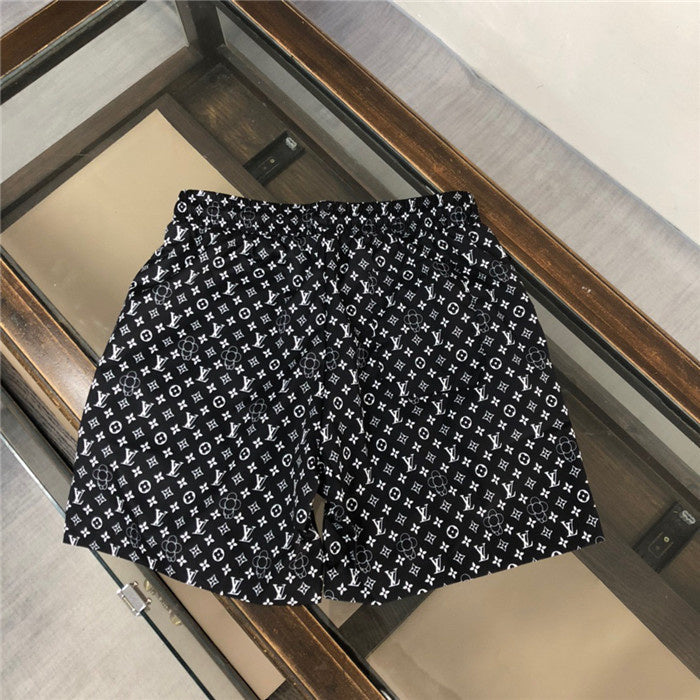 Close-up detail shot of Louis Vuitton cotton t-shirt with runway-inspired design