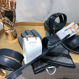 Close-up of Louis Vuitton shoes craftsmanship