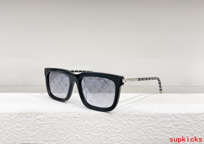 Angled view of Louis Vuitton unisex sunglasses