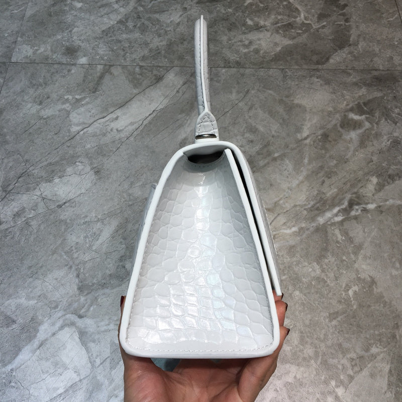 Elegant Faux Leather Handbag - Polished Finish | Women's Premium Handbag #616 - back view (image 4) of designer-inspired handbag