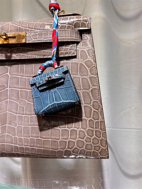 Streamlined bag shown from front angle