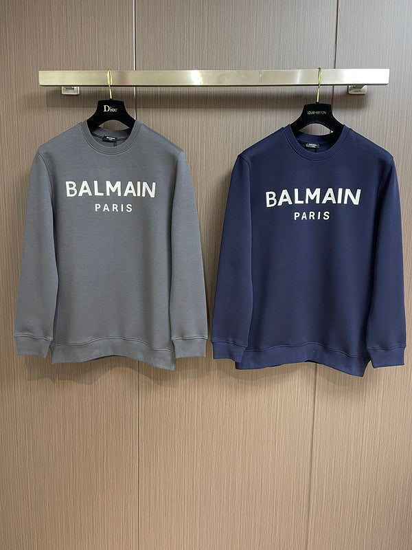 Back view of Balmain luxury piece style No.049