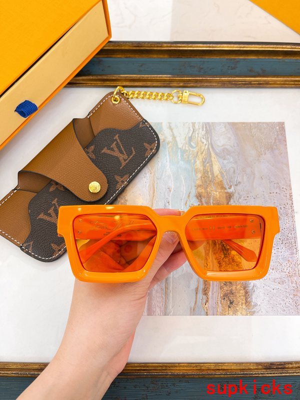 Lifestyle view of Louis Vuitton unisex sunglasses
