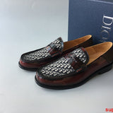 Dior shoes Style 047 - close-up of premium leather craftsmanship (alternate angle)
