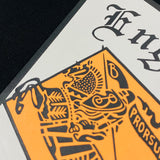 Close-up of Burberry t-shirt craftsmanship