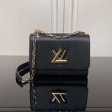 Side profile of signature classic women's handbag – women's premium purse