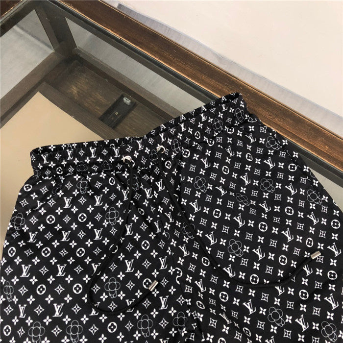 Close-up detail shot of Louis Vuitton cotton t-shirt with runway-inspired design