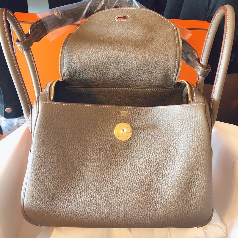 Tailored bag shown from front angle