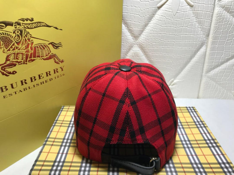 Side view of Burberry unisex cap