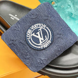Louis Vuitton Beige Slip-On Sneakers - Sole Detail View