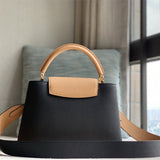  Sophisticated top-handle bag front view 13