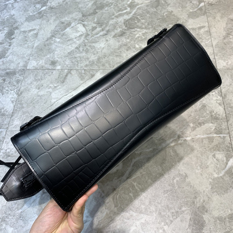 Statement Vegan Leather Handbag - Refined Silhouette | Women's Designer-Inspired Purse #682 - styled full view (image 7) of designer-inspired handbag