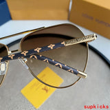 Side view of Louis Vuitton unisex sunglasses