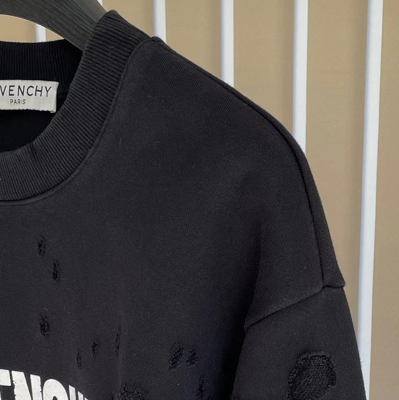 Front view of Givenchy luxury clothing with logo-detail design