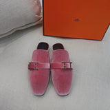 Hermes shoes Style 384 - front view, premium leather craftsmanship
