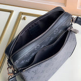 Close-up detail of structured signature women's handbag – women's statement bag