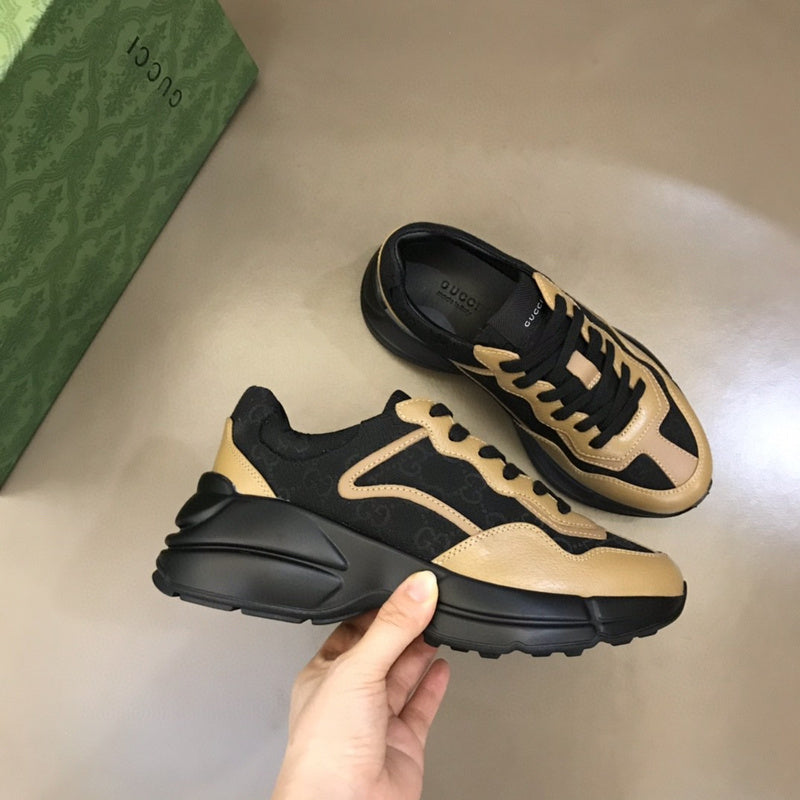 Gucci two-tone luxury sneakers view 7 streetwear statement look