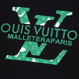 Flat lay presentation of Louis Vuitton cotton t-shirt with contemporary cut