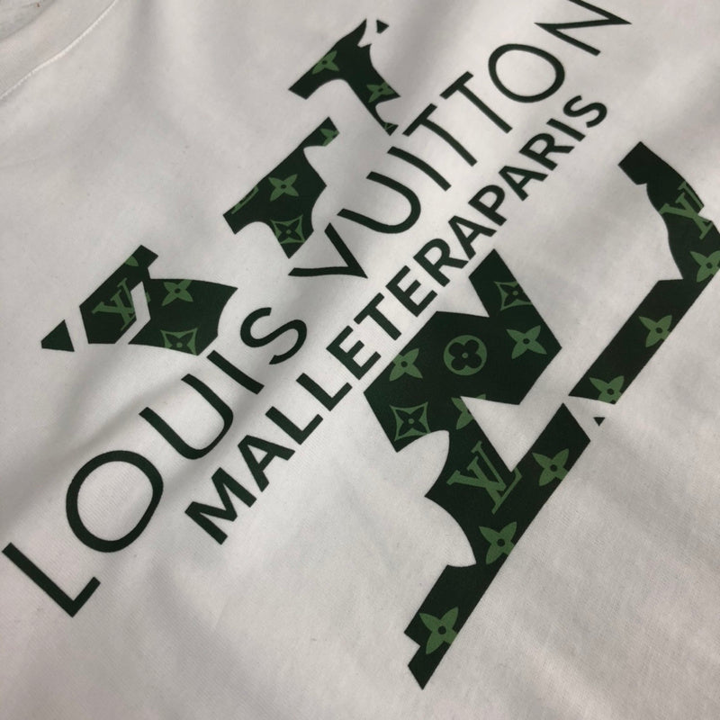 Front view of Louis Vuitton cotton t-shirt with runway-inspired design