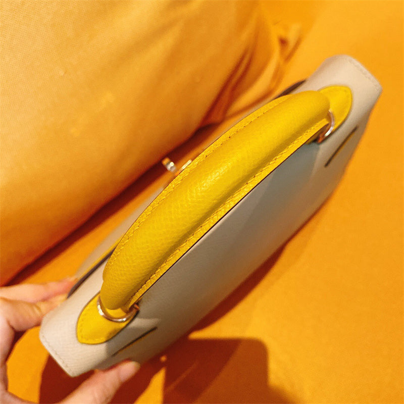  Sleek shopper bag carried on shoulder 10