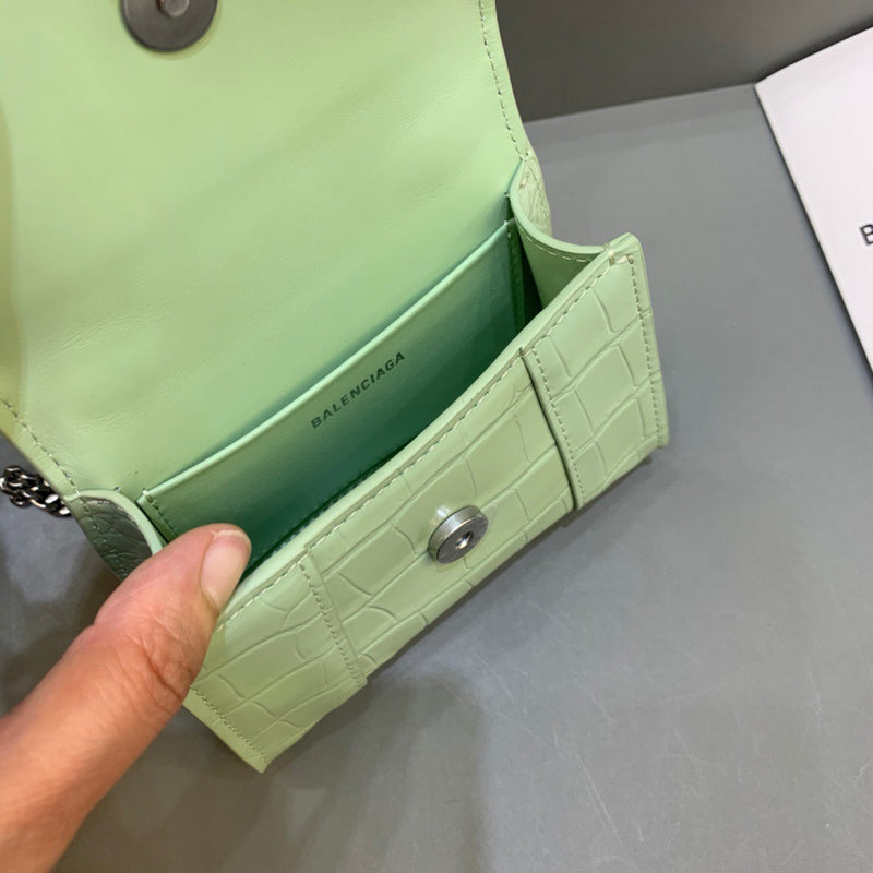Elegant Faux Leather Handbag - Statement Silhouette | Women's Fashion Handbag #493 - alternate angle view (image 8) of designer-inspired handbag