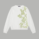 Side profile of Louis Vuitton luxury clothing with relaxed-fit cut