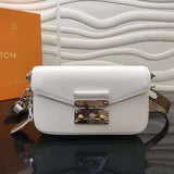 Front view of sleek modern women's handbag – women's luxury handbag