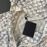 Front view of Louis Vuitton luxury clothing with streetwear-inspired cut