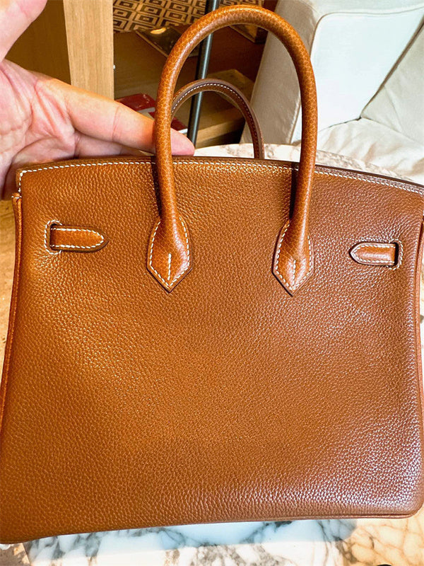  polished shopper bag detail view showing craftsmanship