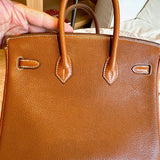  polished shopper bag detail view showing craftsmanship