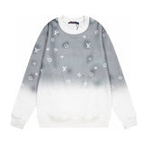 Side profile of Louis Vuitton luxury clothing with runway-inspired design