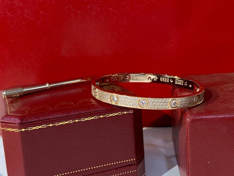 Front view of Cartier unisex jewelry piece