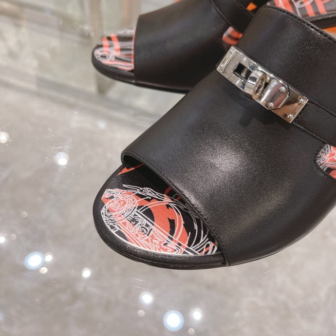 Hermes shoes Style 359 - logo and branding close-up