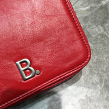 Statement Faux Leather Handbag - Modern Structured Build | Women's Statement Accessory #1061 - styled full view (image 7) of designer-inspired handbag