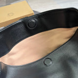 Close-up detail of everyday-luxe classic women's handbag – women's premium purse