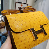 Considered bag shown from front angle