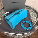 Back view of modern structured women's handbag – women's luxury handbag