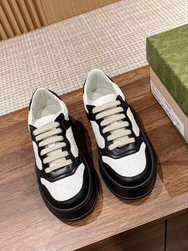 Gucci soft grey luxury sneakers view 11 chunky sole construction
