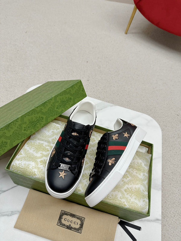 Gucci clean off-white luxury sneakers view 4 classic court silhouette