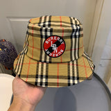 Angled view of Burberry unisex cap