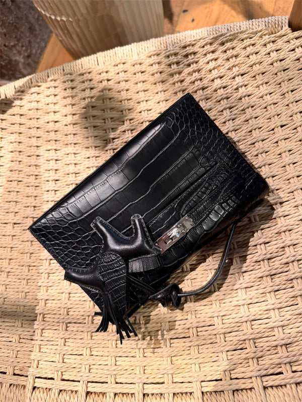 Close-up detail of contemporary bag design