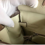 Close-up detail of sculpted bag design