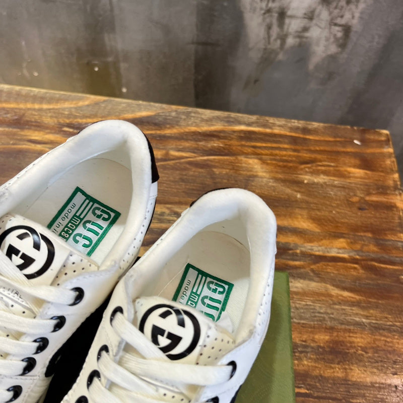 Gucci two-tone luxury sneakers view 8 streetwear statement look