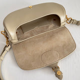 Top view of premium sleek women's handbag – women's luxury accessory